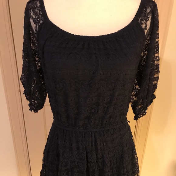 mymichelle Dresses & Skirts - my Michelle off the shoulder black dress